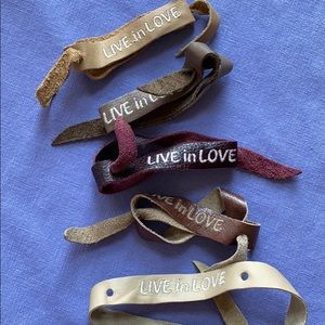 Live in Love Lucky Brand bracelets